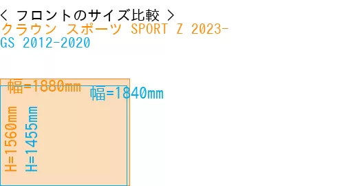 #クラウン スポーツ SPORT Z 2023- + GS 2012-2020